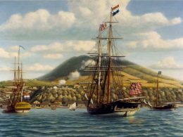 Scubaqua first salute Statia Day